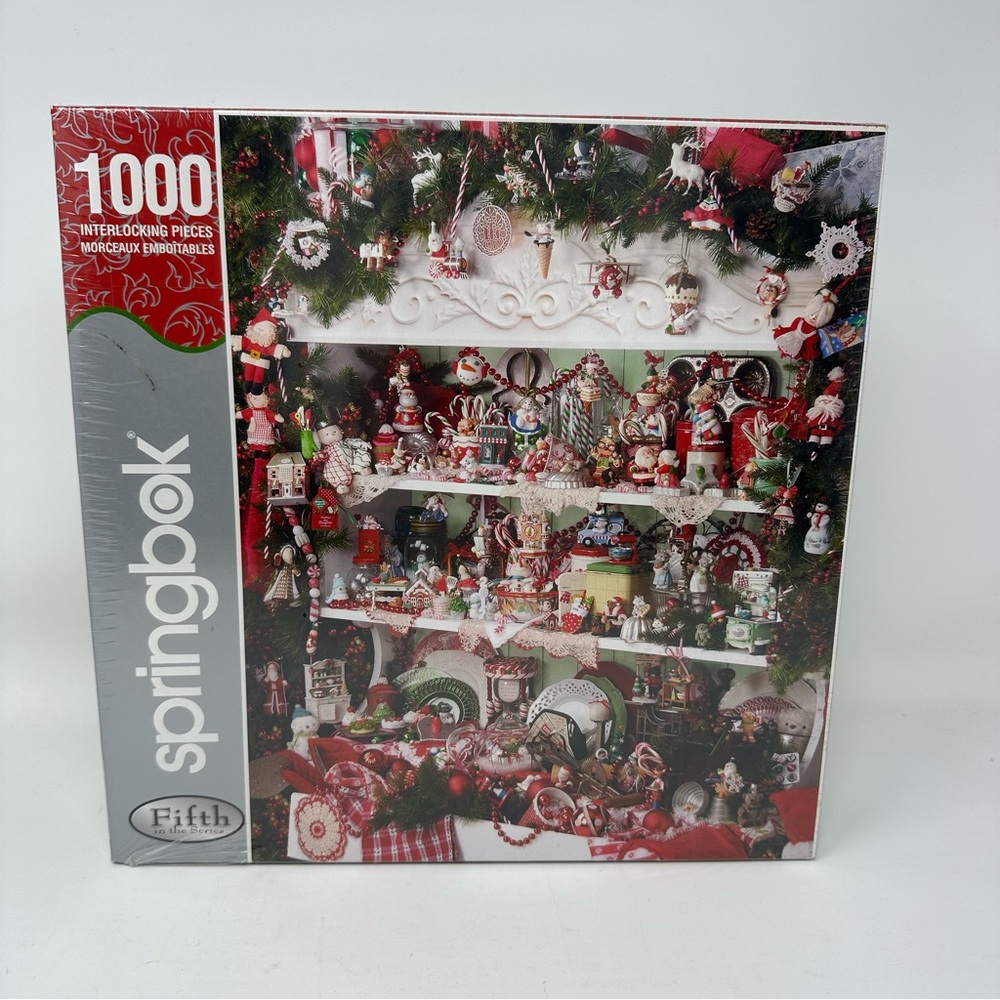 Mrs. Claus’s Cupboard 2012 Springbok Hallmark Keepsake 1000 Pc Puzzle Sealed